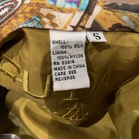 Ladies Vintage FUDA International Silk Bomber Jacket and Pants - Picture 5 of 5